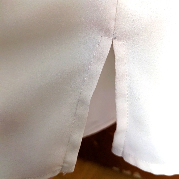 Forever Love 21 women's dress shirt, beige flowy, light material, XS, blouse - Picture 2 of 7